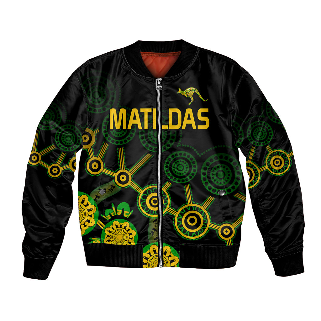 custom-text-and-number-australia-soccer-bomber-jacket-matildas-world-cup-with-kangaroo