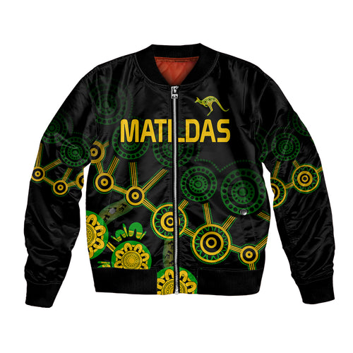 custom-text-and-number-australia-soccer-bomber-jacket-matildas-world-cup-with-kangaroo