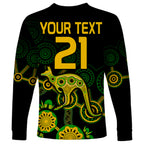 custom-text-and-number-australia-soccer-long-sleeve-shirt-matildas-world-cup-with-kangaroo