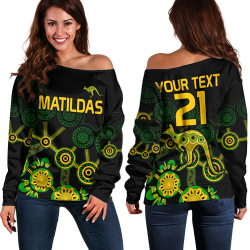 custom-text-and-number-australia-soccer-off-shoulder-sweater-matildas-world-cup-with-kangaroo