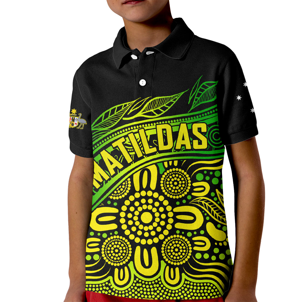 custom-text-and-number-2023-australia-soccer-matildas-kid-polo-shirt