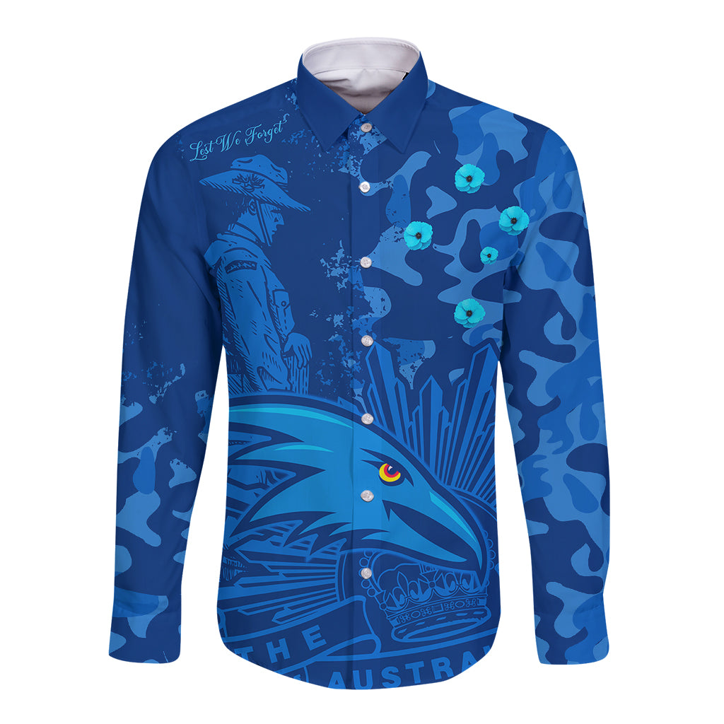 custom-text-and-number-afl-anzac-2023-adelaide-crows-long-sleeve-button-shirt-camouflage