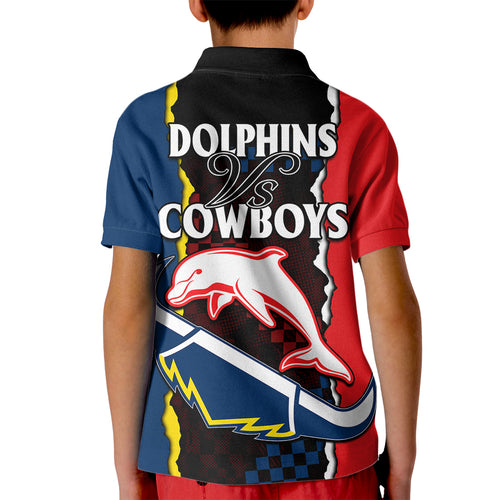 nrl-combine-dolphins-and-cowboys-kid-polo-shirt