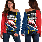 nrl-combine-dolphins-and-cowboys-off-shoulder-sweater