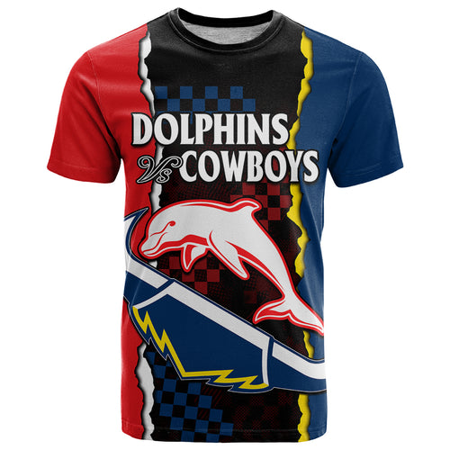 nrl-combine-dolphins-and-cowboys-t-shirt