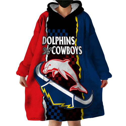 nrl-combine-dolphins-and-cowboys-wearable-blanket-hoodie