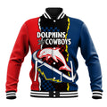 custom-text-and-number-nrl-combine-dolphins-and-cowboys-baseball-jacket
