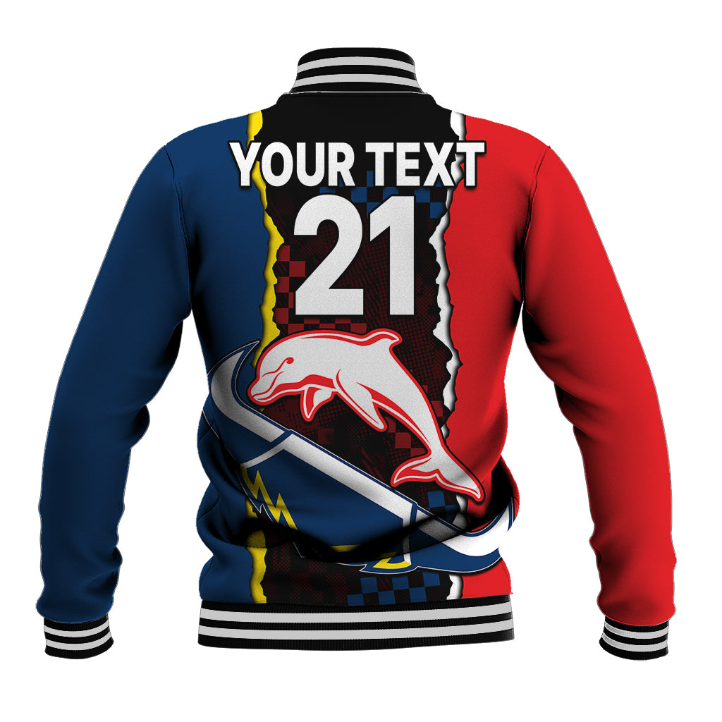 custom-text-and-number-nrl-combine-dolphins-and-cowboys-baseball-jacket
