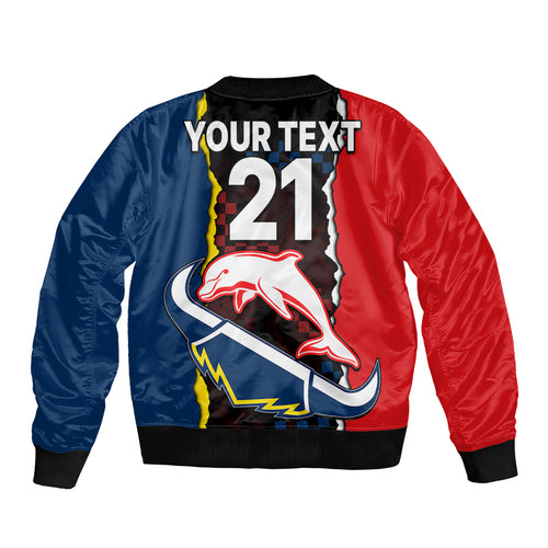 custom-text-and-number-nrl-combine-dolphins-and-cowboys-bomber-jacket