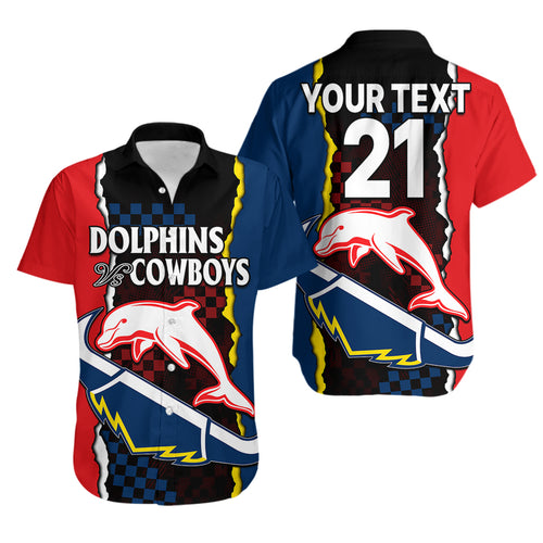 custom-text-and-number-nrl-combine-dolphins-and-cowboys-hawaiian-shirt