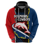 custom-text-and-number-nrl-combine-dolphins-and-cowboys-hoodie