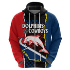custom-text-and-number-nrl-combine-dolphins-and-cowboys-hoodie