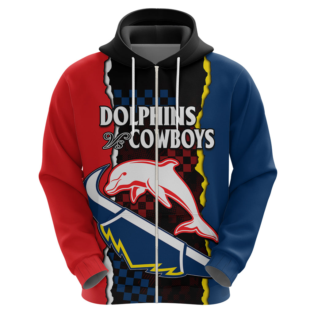 custom-text-and-number-nrl-combine-dolphins-and-cowboys-hoodie