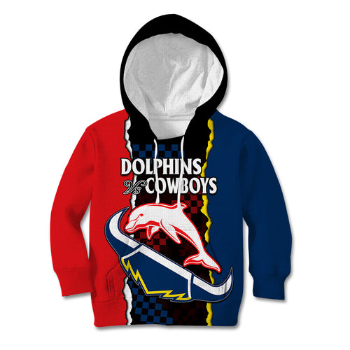 custom-text-and-number-nrl-combine-dolphins-and-cowboys-kid-hoodie