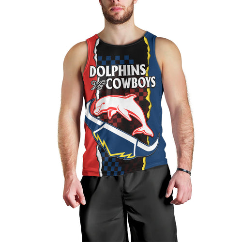 custom-text-and-number-nrl-combine-dolphins-and-cowboys-men-tank-top