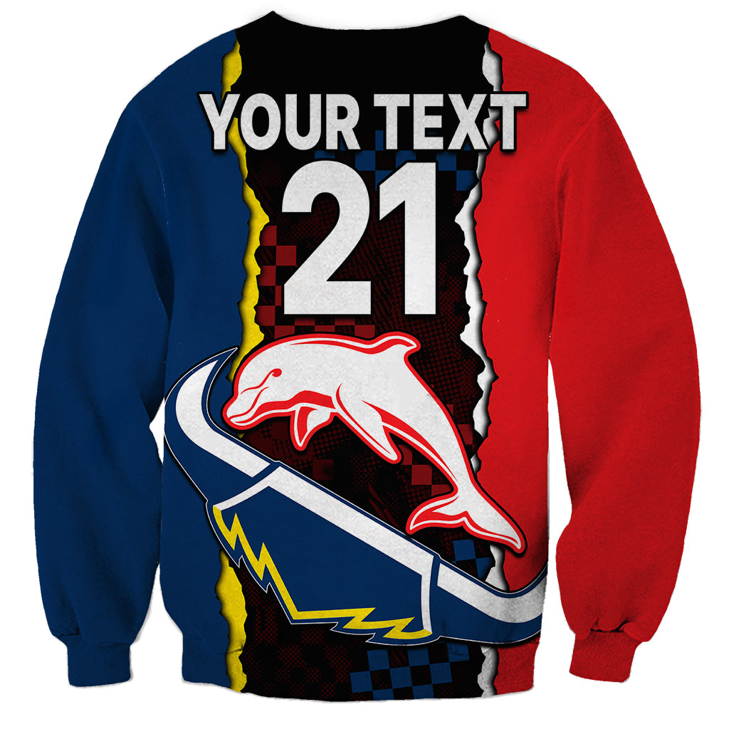 custom-text-and-number-nrl-combine-dolphins-and-cowboys-sweatshirt