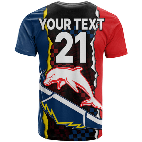 custom-text-and-number-nrl-combine-dolphins-and-cowboys-t-shirt