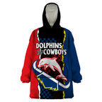 custom-text-and-number-nrl-combine-dolphins-and-cowboys-wearable-blanket-hoodie