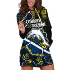 nrl-combine-dolphins-and-cowboys-hoodie-dress-aboriginal