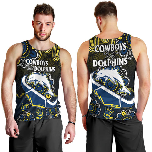 nrl-combine-dolphins-and-cowboys-men-tank-top-aboriginal