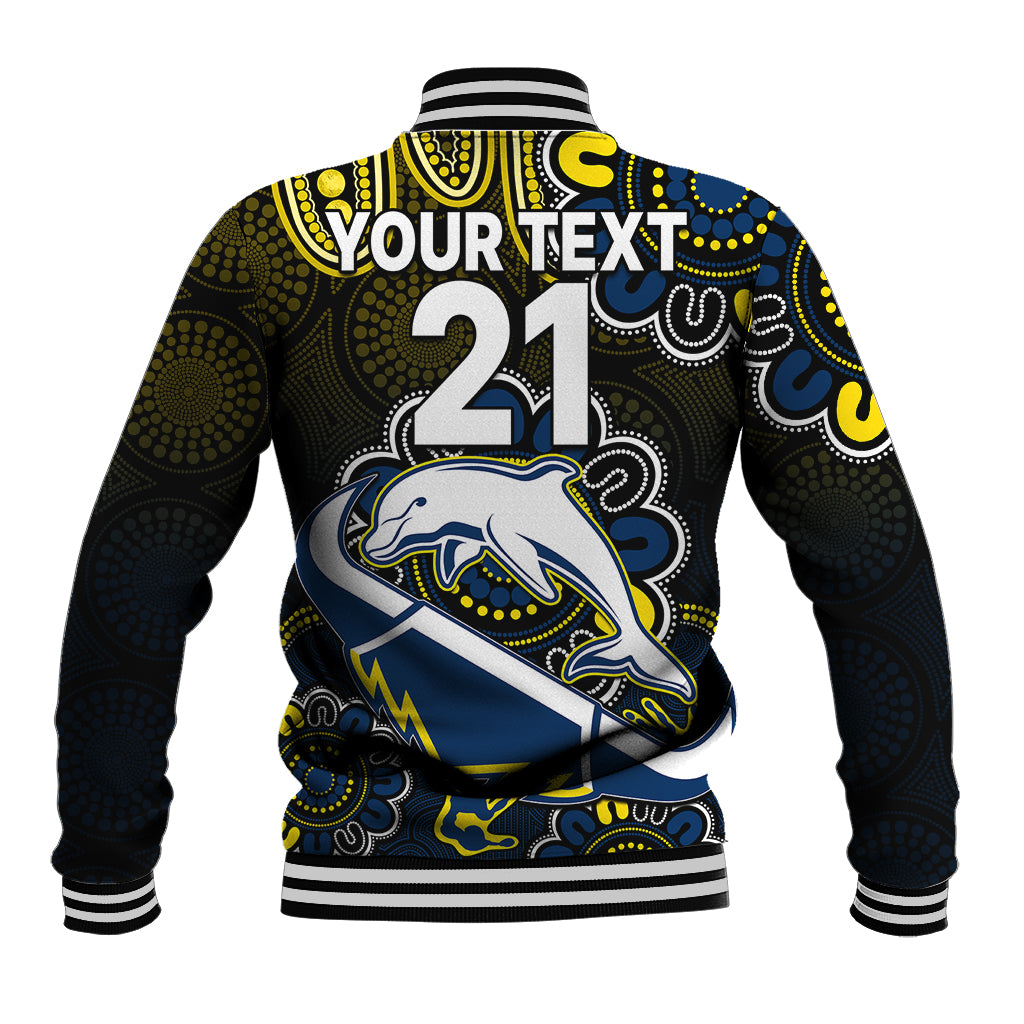 custom-text-and-number-nrl-combine-dolphins-and-cowboys-baseball-jacket-aboriginal
