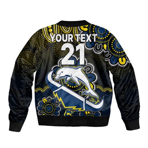 custom-text-and-number-nrl-combine-dolphins-and-cowboys-bomber-jacket-aboriginal