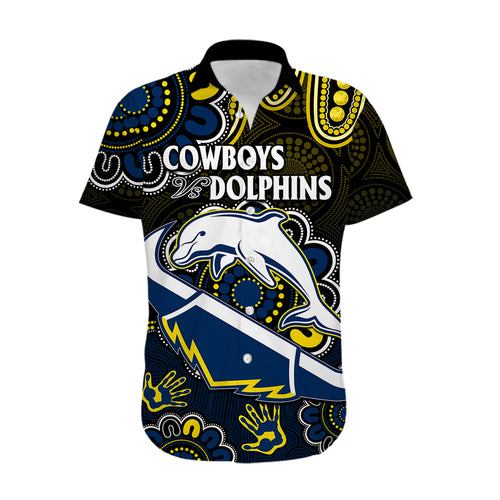 custom-text-and-number-nrl-combine-dolphins-and-cowboys-hawaiian-shirt-aboriginal