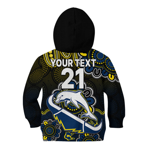 custom-text-and-number-nrl-combine-dolphins-and-cowboys-kid-hoodie-aboriginal