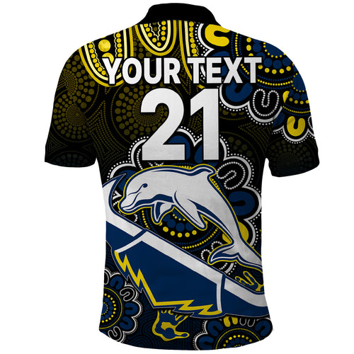 custom-text-and-number-nrl-combine-dolphins-and-cowboys-polo-shirt-aboriginal