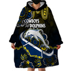 custom-text-and-number-nrl-combine-dolphins-and-cowboys-wearable-blanket-hoodie-aboriginal