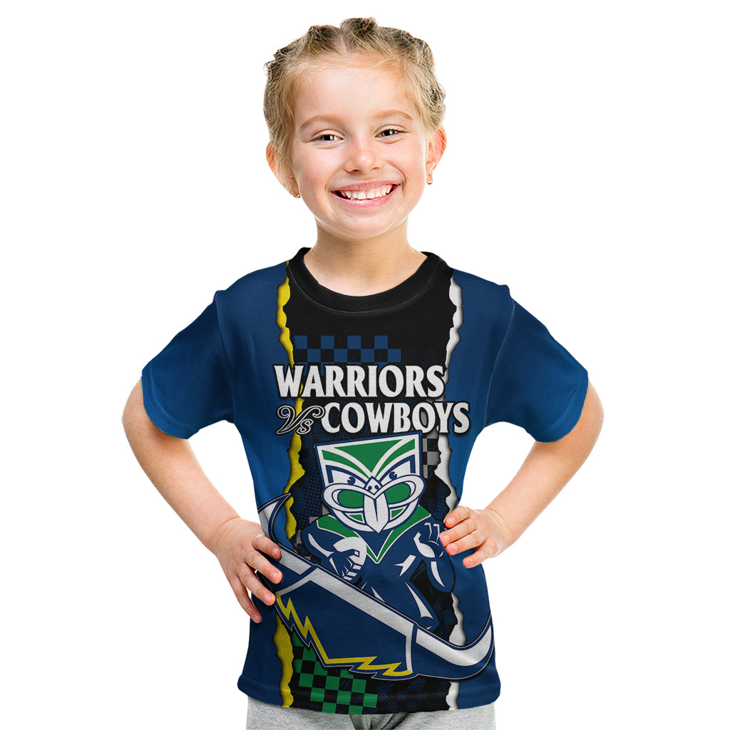 custom-text-and-number-nrl-combine-warriors-and-cowboys-kid-t-shirt