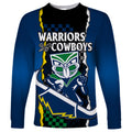 custom-text-and-number-nrl-combine-warriors-and-cowboys-long-sleeve-shirt