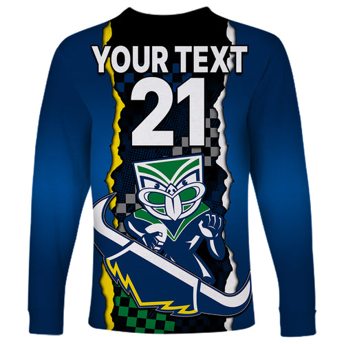 custom-text-and-number-nrl-combine-warriors-and-cowboys-long-sleeve-shirt