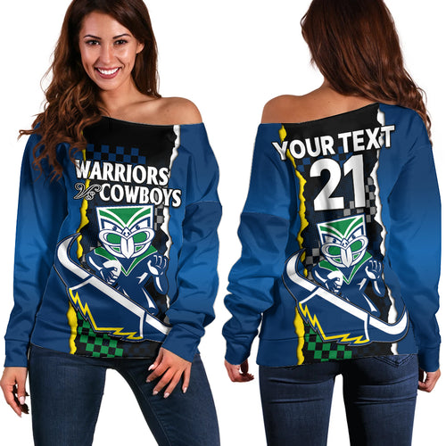 custom-text-and-number-nrl-combine-warriors-and-cowboys-off-shoulder-sweater