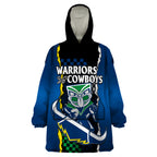 custom-text-and-number-nrl-combine-warriors-and-cowboys-wearable-blanket-hoodie
