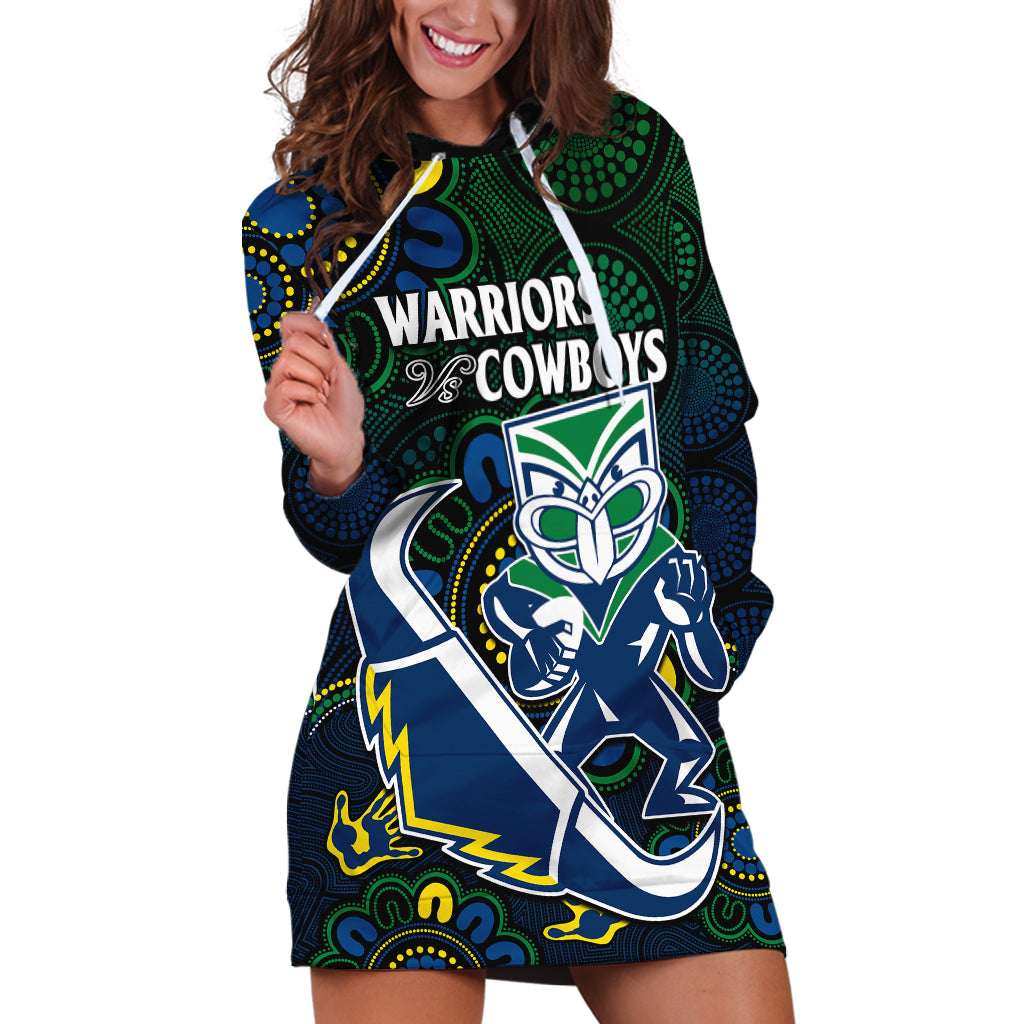 nrl-combine-warriors-and-cowboys-hoodie-dress-aboriginal