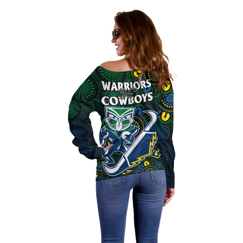 nrl-combine-warriors-and-cowboys-off-shoulder-sweater-aboriginal