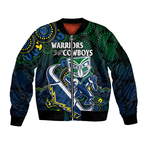 nrl-combine-warriors-and-cowboys-sleeve-zip-bomber-jacket-aboriginal