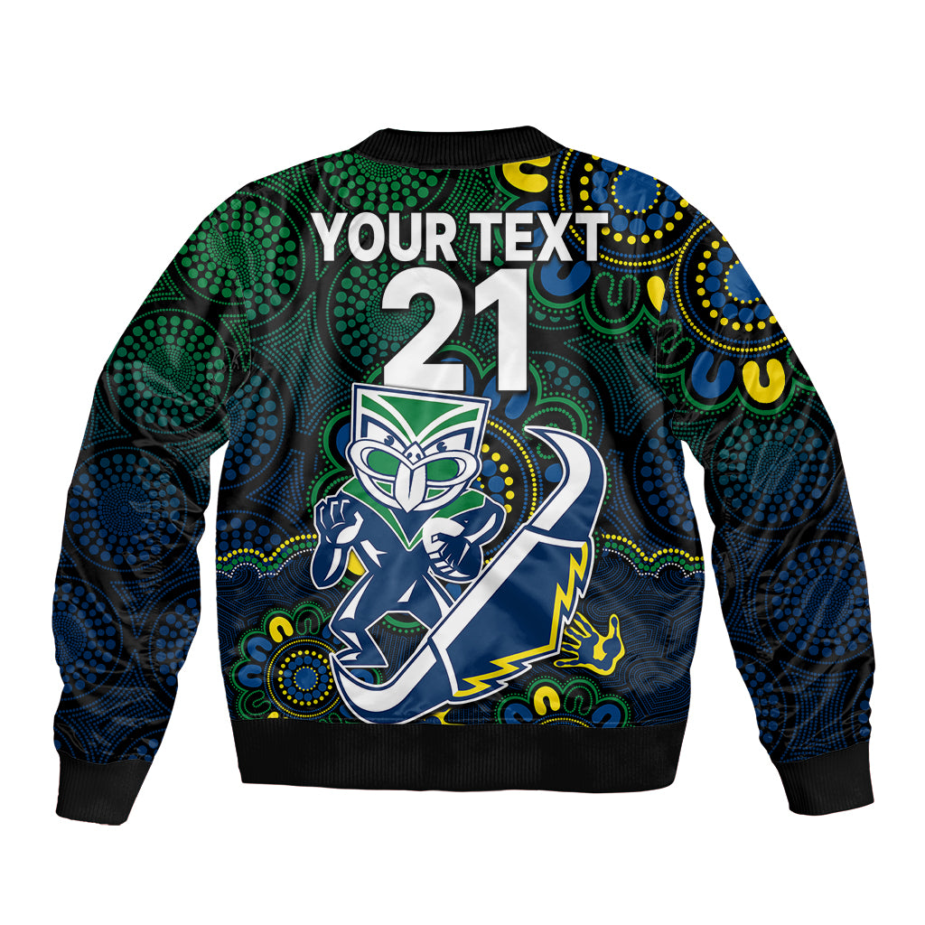 custom-text-and-number-nrl-combine-warriors-and-cowboys-bomber-jacket-aboriginal