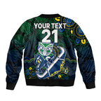 custom-text-and-number-nrl-combine-warriors-and-cowboys-bomber-jacket-aboriginal