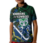 custom-text-and-number-nrl-combine-warriors-and-cowboys-kid-polo-shirt-aboriginal