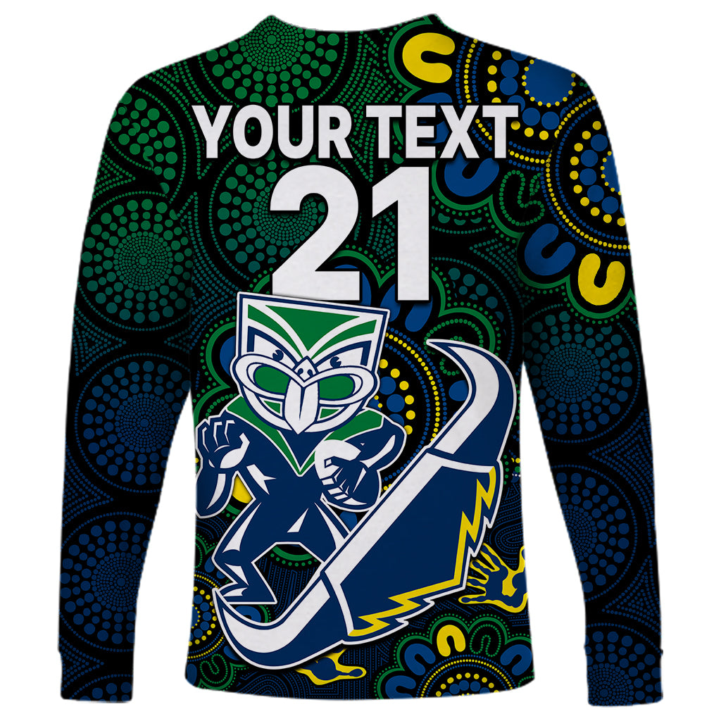 custom-text-and-number-nrl-combine-warriors-and-cowboys-long-sleeve-shirt-aboriginal