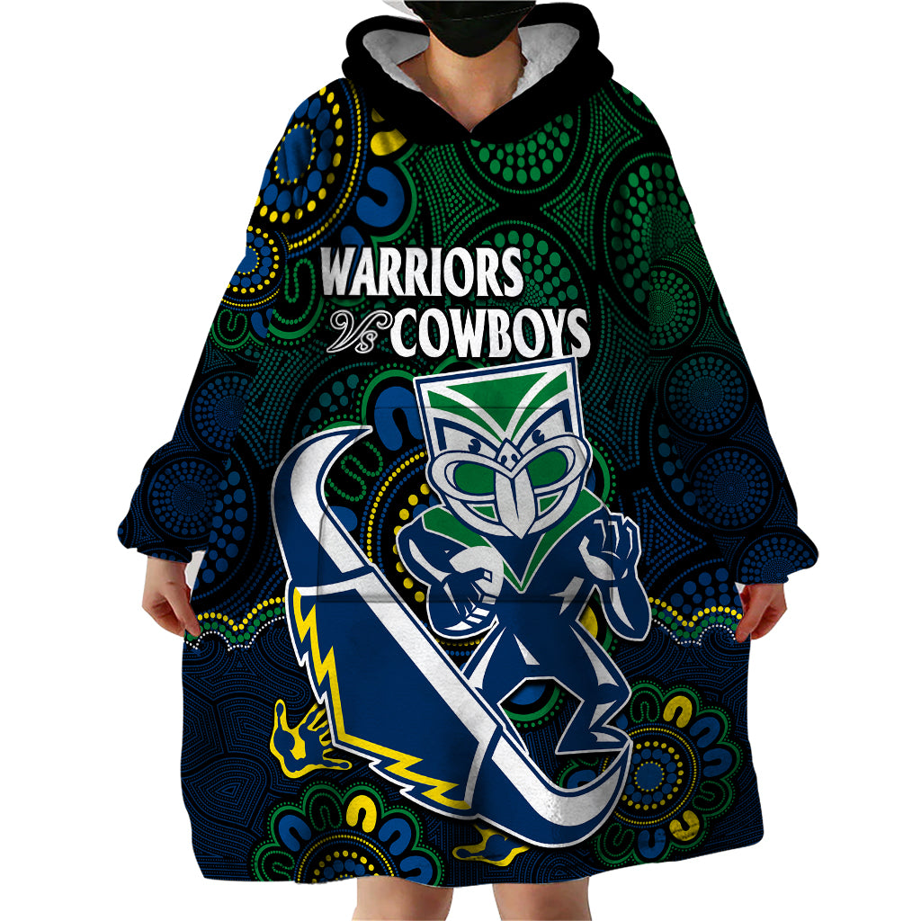 custom-text-and-number-nrl-combine-warriors-and-cowboys-wearable-blanket-hoodie-aboriginal