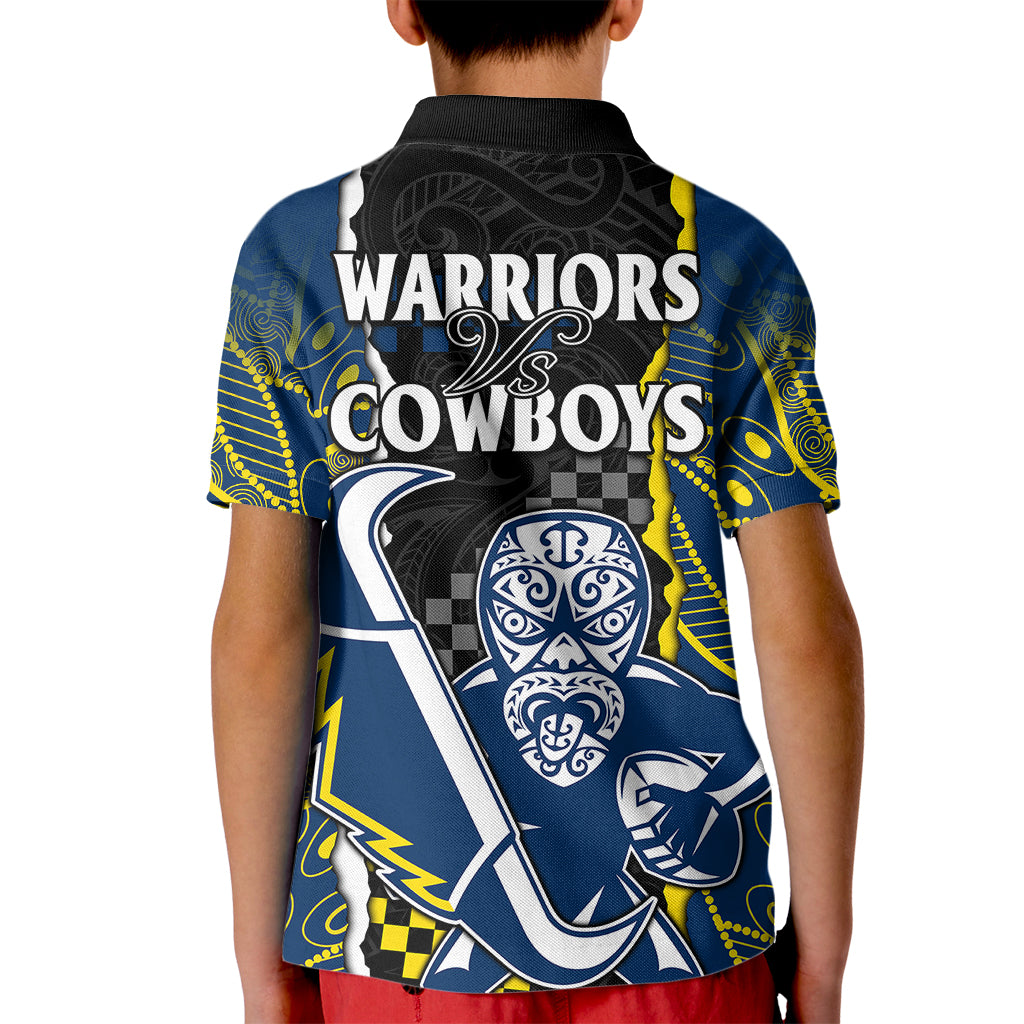 nrl-combine-warriors-and-cowboys-kid-polo-shirt-maori-mixed-aboriginal