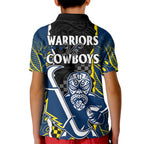 nrl-combine-warriors-and-cowboys-kid-polo-shirt-maori-mixed-aboriginal