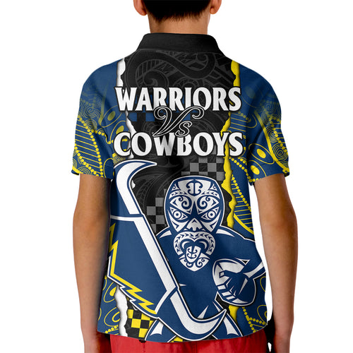 nrl-combine-warriors-and-cowboys-kid-polo-shirt-maori-mixed-aboriginal