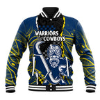 custom-text-and-number-nrl-combine-warriors-and-cowboys-baseball-jacket-maori-mixed-aboriginal