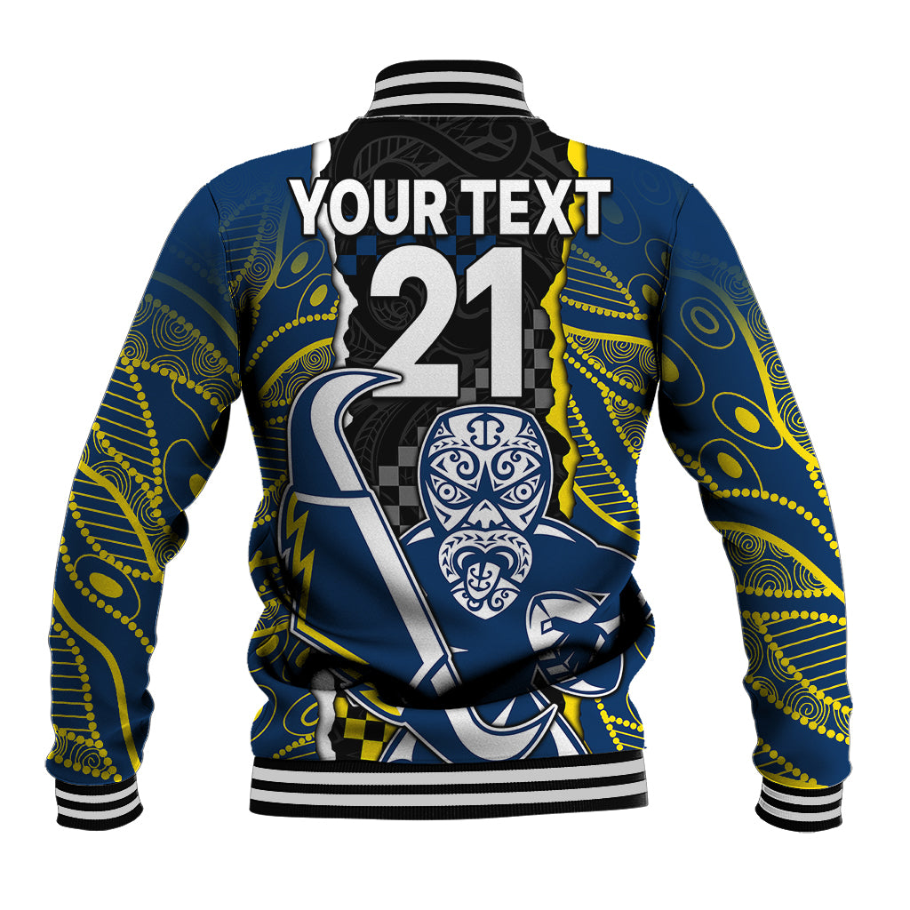 custom-text-and-number-nrl-combine-warriors-and-cowboys-baseball-jacket-maori-mixed-aboriginal