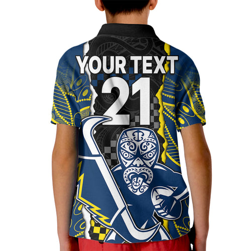 custom-text-and-number-nrl-combine-warriors-and-cowboys-kid-polo-shirt-maori-mixed-aboriginal