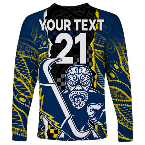 custom-text-and-number-nrl-combine-warriors-and-cowboys-long-sleeve-shirt-maori-mixed-aboriginal